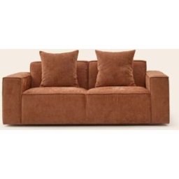 MADURA Canapé 2 Places Dyonis Marlon Orange sunset - ORANGE 180x93xH67 cm