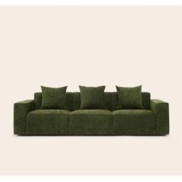 MADURA Canapé 3 Places Dyonis Marlon Vert olive - VERT 250x93xH67 cm