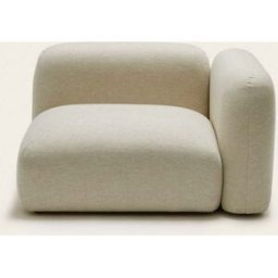 MADURA chauffeuse modulable accoudoir d Isild Padova natté naturel - NATUREL 115x90xH68 cm