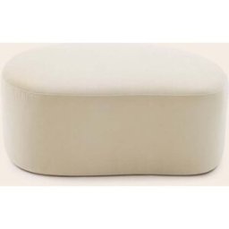 MADURA Pouf Julika Opal sable doux - NATUREL 95x70xH40 cm