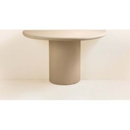 MADURA Console Murale Eliz Beige poudré - BEIGE 120x60xH75 cm