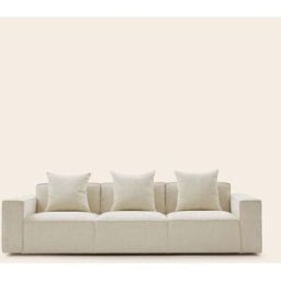 MADURA Canapé 3 Places Dyonis Marlon Ivoire - ECRU 250x93xH67 cm