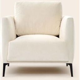 MADURA Fauteuil Odelle Dalila ivoire - ECRU 80x87xH67 cm