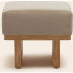 MADURA Tabouret Anca Dalila beige chic - BEIGE 50xP40xH45 cm