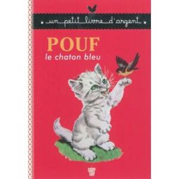 Pouf le chaton bleu Pierre Probst Deux coqs d'or