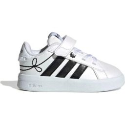 Adidas Baskets Pour Bébé Grand Court 3.0 Girls Ftwr White / Core Black / Hi-Res Yellow EU 26 Fille