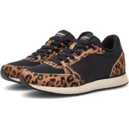 Woden Baskets Ronja Cowhair Leopard / Black EU 39 Femme