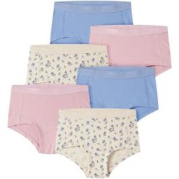 Name It Culotte Hipster Floral 6 Unités Buttercream / Flower Aop / Corsage / Grapemist 18 Mois Fille