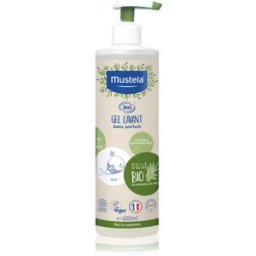 Mustela BIO gel lavant corps et cheveux pour bébé 400 ml
