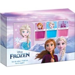 Disney Frozen Nail Set kit de vernis à ongles pour enfant 3y+ Pink, Blue, Pink 3x4.5 ml