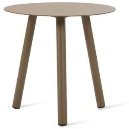 Table d'appoint d'extérieur ronde en aluminium taupe 45x44cm Lilo - Vincent Sheppard