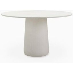 Table à manger d'extérieur ronde en ciment moucheté 130x75cm Mistral - Vincent Sheppard