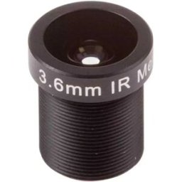 Axis Objectif De Caméra De Sécurité M12 3.6 Mm Black One Size unisex