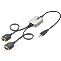Startech Adaptateur Usb Série 2p1ffc-usb-serial Black One Size unisex