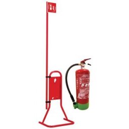 Kit Extincteur Eau AB avec support totem et signalétique drapeau
