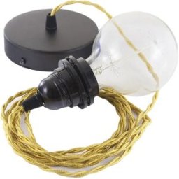 Creative Cables Lampe Suspendue Pendel Pour Abat-jour Tm05 50 Cm Gold / Black One Size