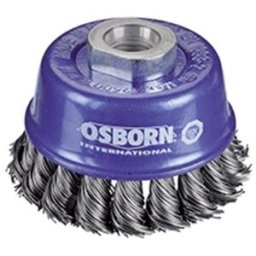OSBORN BROSSES OSBORN - Brosse coupe, fil acier torsadé avec filetage ou alésage pour meuleuses d'angle. Diamètre 65mm - 6081510002