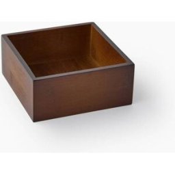 MONOPRIX Organisateur carré en bambou, 15xH6,5cm Unique