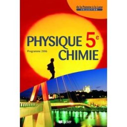 Physique-chimie 5e : programme 2006 beaulieu, cédric Didier