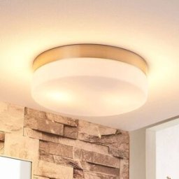 Plafonnier Amilia Lindby, dimmable, Salle de bain, Métal, Moderne, Plafonnier Salle De Bain