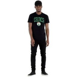 New Era T-shirt à Manches Courtes Nba Regular Boston Celtics Black XL Homme
