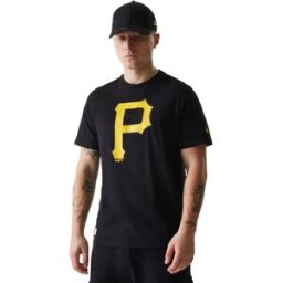 New Era T-shirt à Manches Courtes Mlb Regular Pittsburgh Pirates Black L Homme,Femme