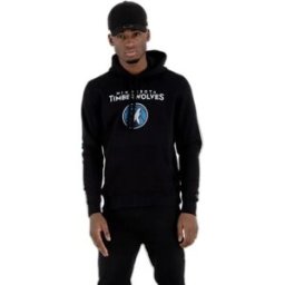 New Era Sweat à Capuche Nba Regular Minnesota Timberwolves Black L Homme