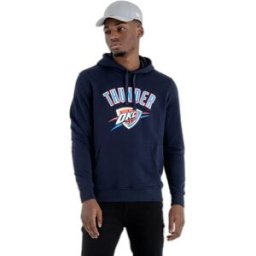 New Era Sweat à Capuche Nba Regular Oklahoma City Thunder Dk Blue L Homme