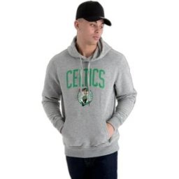 New Era Sweat à Capuche Nba Regular Boston Celtics Grey Med M Homme