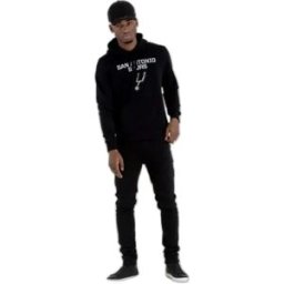 New Era Sweat-shirt Nba Regular San Antonio Spurs Black XS Homme