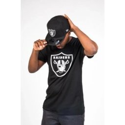 New Era T-shirt à Manches Courtes Nfl Regular Las Vegas Raiders Black M Homme