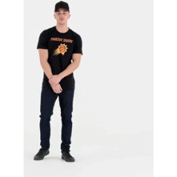 New Era T-shirt à Manches Courtes Nba Regular Phoenic Suns Black XL Homme