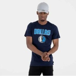New Era T-shirt à Manches Courtes Nba Regular Dallas Maverick Dk Blue 2XL Homme