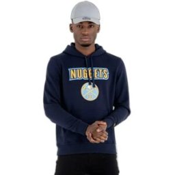 New Era Sweat à Capuche Nba Regular Denver Nuggets Dk Blue S Homme