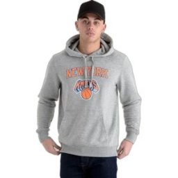New Era Sweat à Capuche Nba Regular New York Knicks Grey Med L Homme