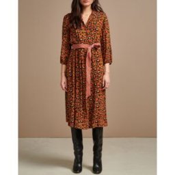 Bellerose - Robe Armory Léopard orange 1