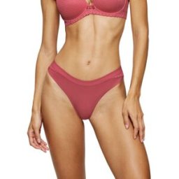 Triumph - String taille haute Aura Spotlight T High Leg string allure fraise 42