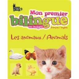 Mon premier bilingue français-anglais : en images : les animaux-animals langue au chat Langue au chat