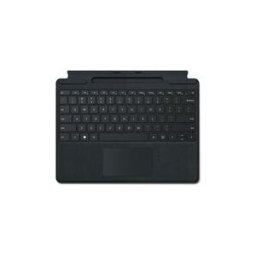 Microsoft Clavier Signature pour Surface Pro - clavier - avec accelerometre, pave tactile, plateau de rangement et de chargement du Surface Slim Pen 2 - QWERTZ - Allemand - noir Peripherique d'entree