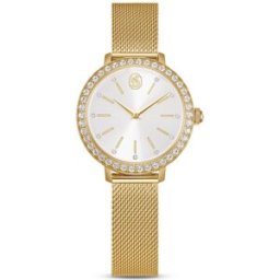 Swarovski Montre Certa, Bracelet en métal, Ton doré, Finition ton doré OS