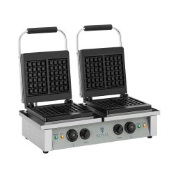 Gaufrier carré - 2 x 2.000 watts
