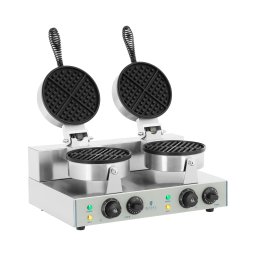 Gaufrier rond - 2 x 1.300 watts