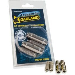 Garland Kit 1/4´´ Avec 2 Diffuseurs Et 2 Connecteurs Silver One Size