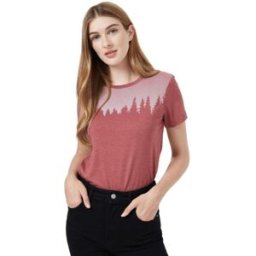 Tee shirt Tentree Juniper ( Apple Butter Red Heather) Femme XS
