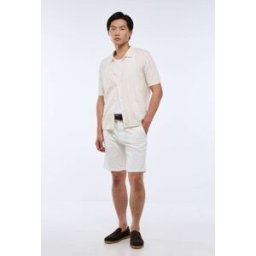 MONOPRIX Bermuda straight en coton GOTS 46