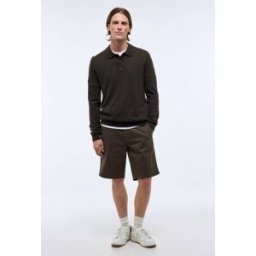 MONOPRIX Bermuda straight en coton GOTS 40