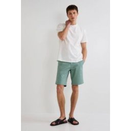 MONOPRIX Bermuda straight en coton GOTS 44