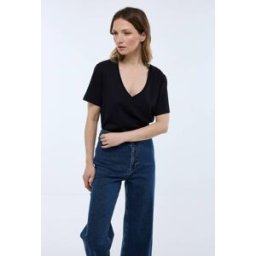 MONOPRIX T-shirt manches courtes uni en coton BIO GOTS XL