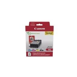 Canon CLI-581XL C/M/Y/BK Photo Value Pack - pack de 4 - XL - noir, jaune, cyan, magenta - original - reservoir d'encre/kit papiers