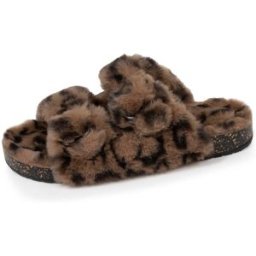 Isotoner - Chaussons sandales Femme Léopard léopard 40 Femme